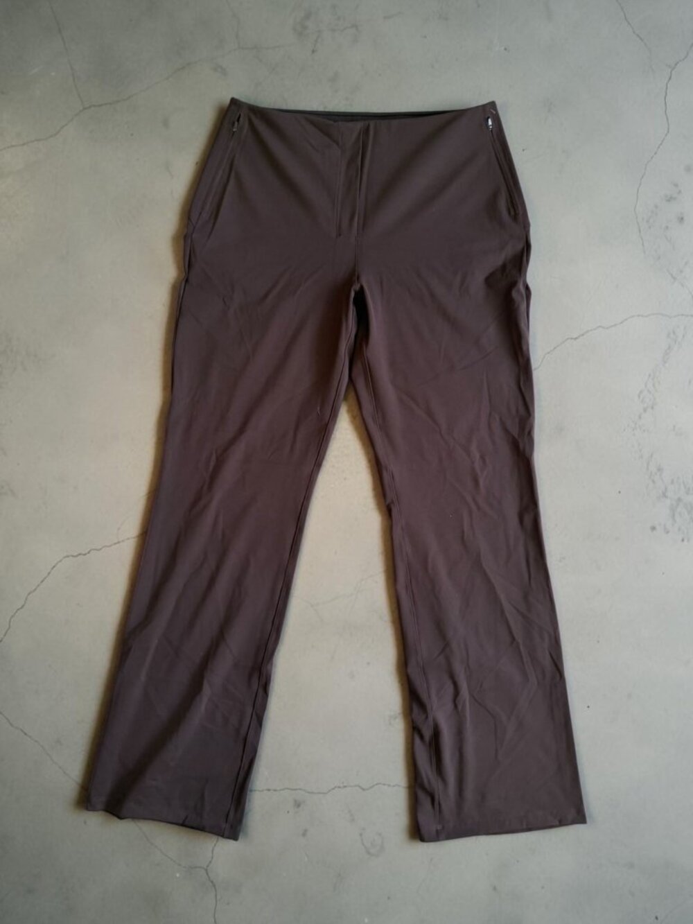 LULULEMON Brown Wide Leg Active Pants Size 8